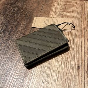 Margot | Leather Chevron Cassius Card Case